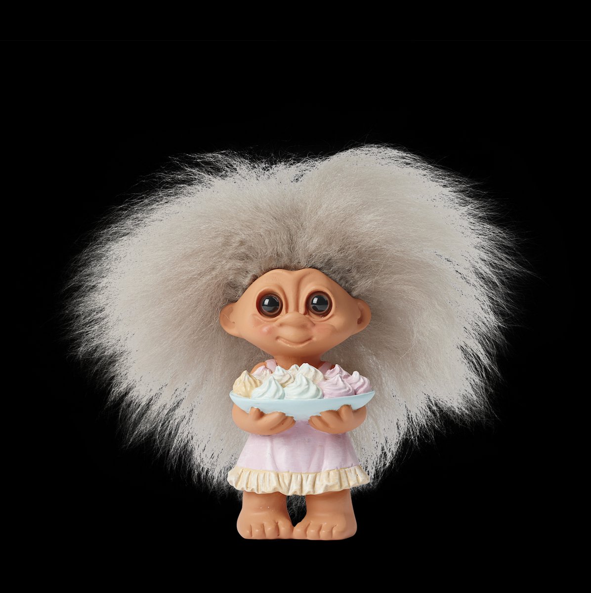 Spring Copenhagen Good Luck Troll - Everyday Trolls "Sprinkles" Polyresin Sheepskin H9xL5.0cm 118g (made in China) speelgoedfiguur kinderen