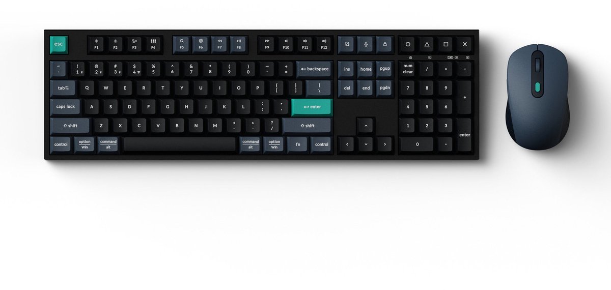 Keychron B36 toetsenbord & BM25 muis set draadloos