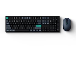 Keychron B36 Toetsenbord & BM25 Muis - Qwerty - 100% - Draadloos - Tot 98 uur Batterijduur - Zwart