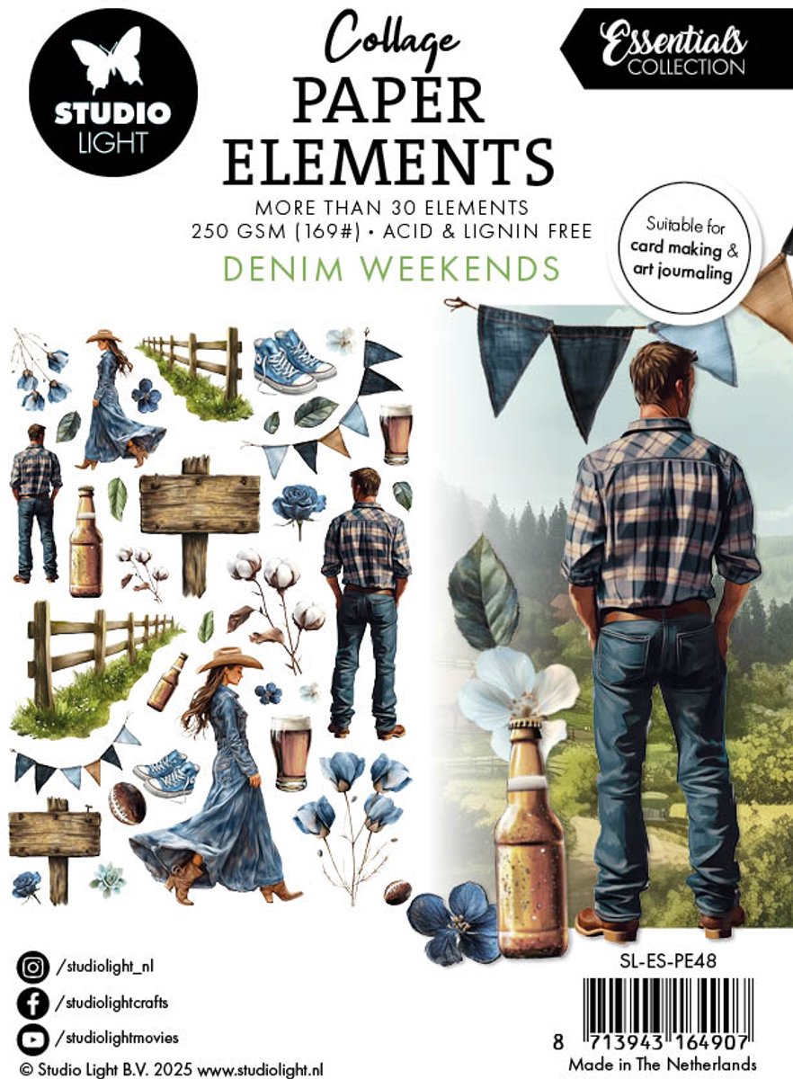 Paper elements Denim weekends - Essentials nr. 48