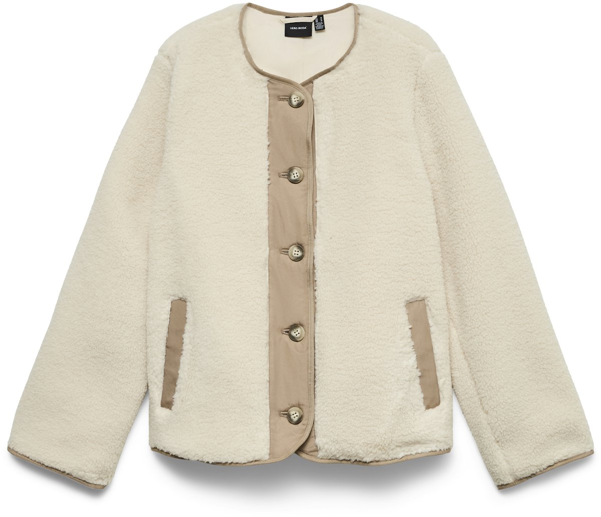 VERO MODA - VMFRANCESCA TEDDY JACKET NOOS - Dames - Gewatteerde jassen
