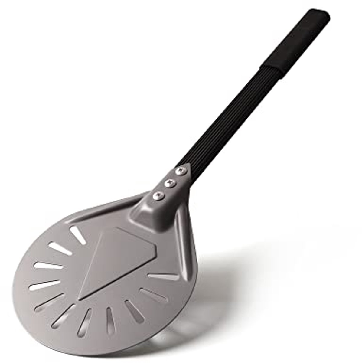 Ronde Aluminium Geperforeerde Pizza Peel van 9 Inch - Ideaal voor Zelfgemaakte Pizza