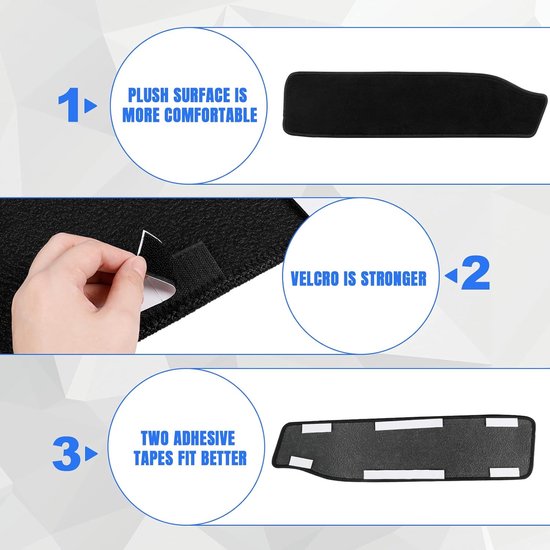 carmats Compatibel met IX35 vloermatten van naaldvilt, 3 carmats Compatibel met IX35 vloermatten van naaldvilt, 3