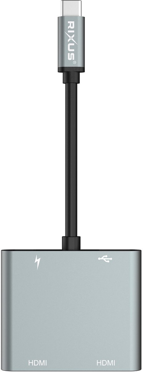 Rixus RXHU20 4 in 1 HDMI Splitter Space Gray