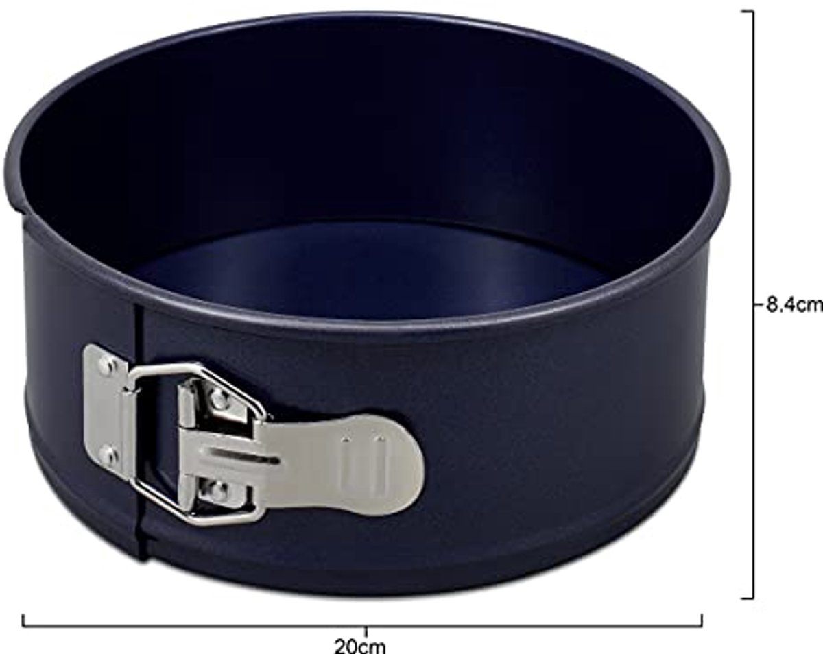 Springvorm met Antiaanbaklaag 20cm - Duurzaam Koolstofstaal Bakvorm