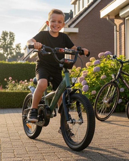 16-inch children's bike - pink for ages 4-6