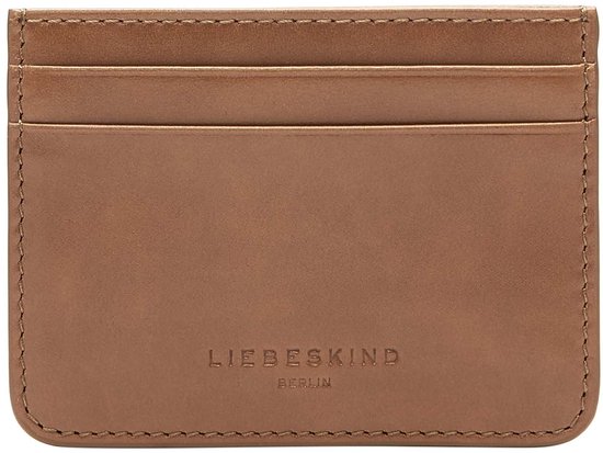 LIEBESKIND BERLIN Cuir étui pour carte de crédit Liam Card Holder Sepia marron clair