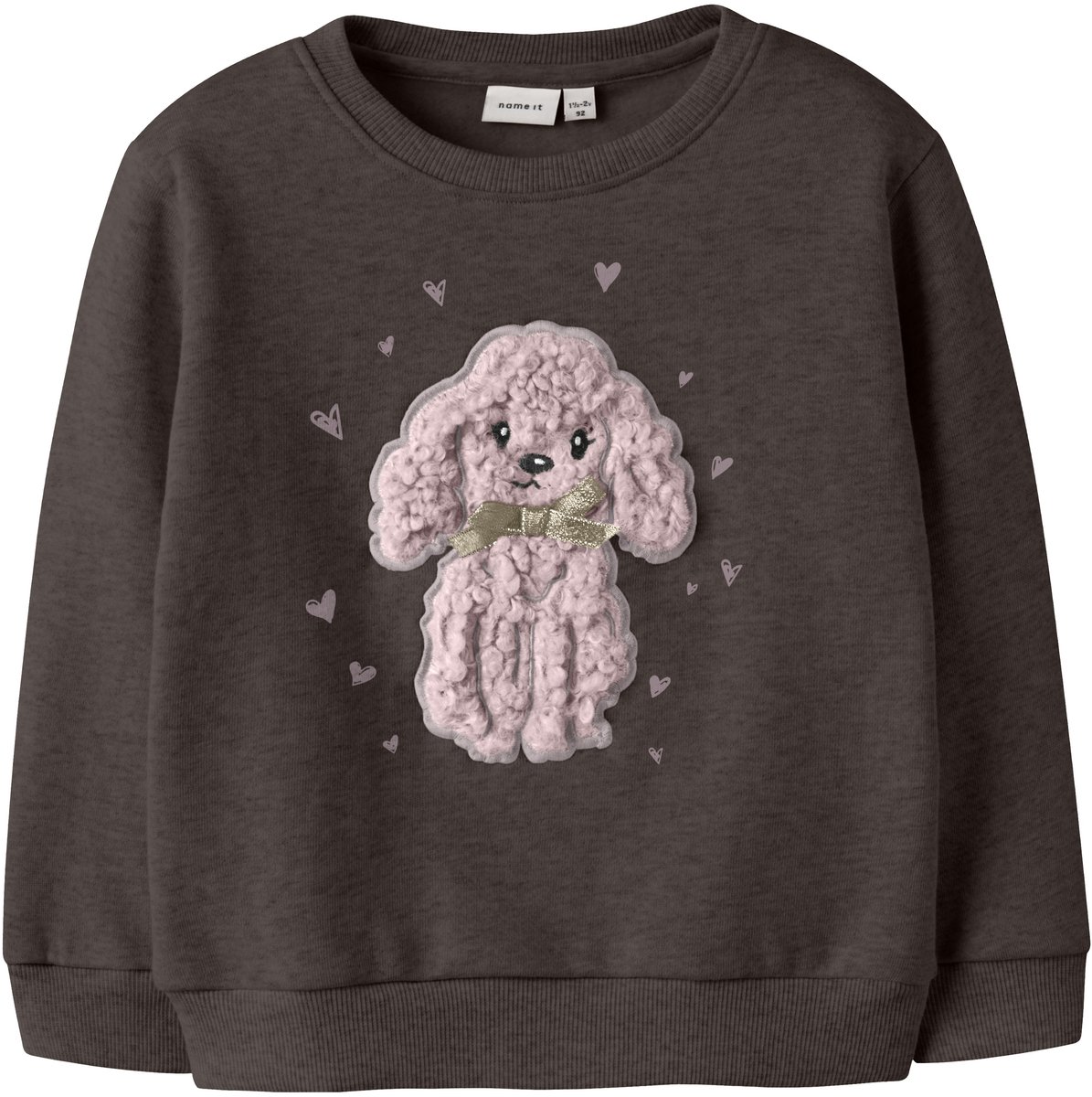 NAME IT - NMFPNURUBY NREG SWEAT BRU - Meisjes - Sweaters