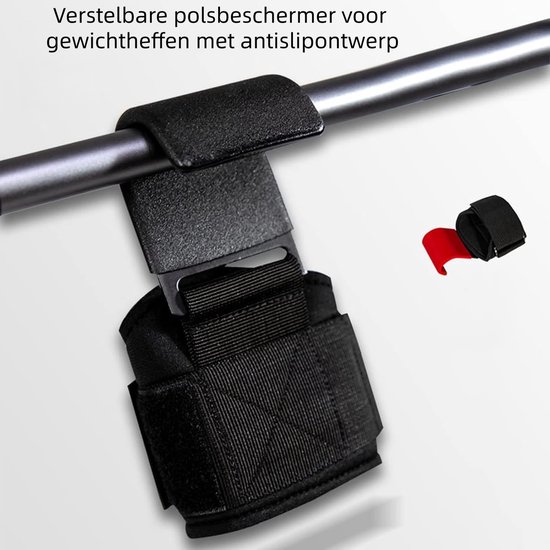 Outil D'aide Aux Tractions Multifonction – Avec Protège-poignets Rembourrés – Crochets En Acier – Pour Gym, Extérieur, Suspension – Antidérapant