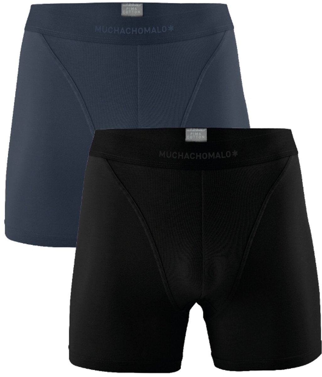 Muchachomalo Heren Boxershorts – 2 Pack – Maat 3XL – Pima Katoen – Mannen Onderbroeken