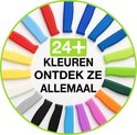 Veelkleurige handvatten van Solingen schilmesjes, meer dan 24 kleuren.