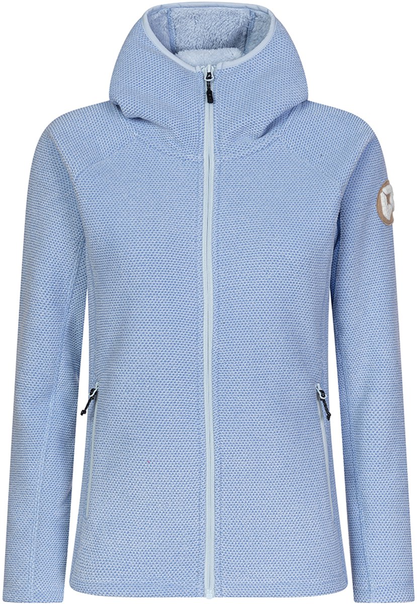 Rock Experience Crystal Fleece Met Volledige Rits Blauw M Vrouw