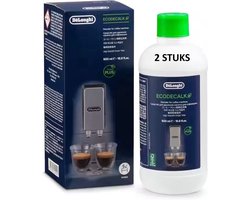 2x De'Longhi EcoDecalk DLSC500 - 500 ml - Détartrant universel