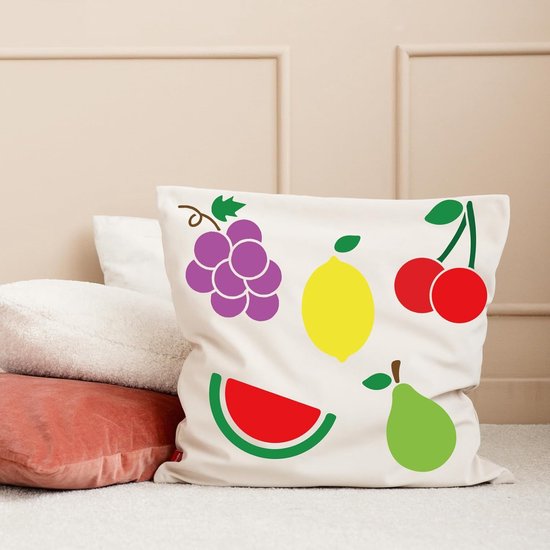 10Pcs Fruit Stencils - Apple - Mango - Lemon - Pear - Grape - Cherry ...