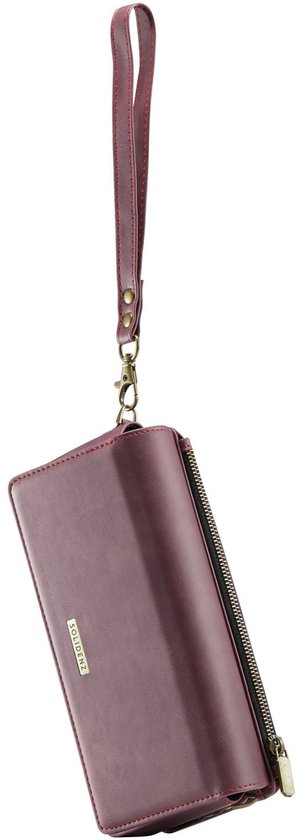 Sac bandoulière universel Solidenz téléphone et portefeuille jusqu'à 7,5 pouces - Rouge