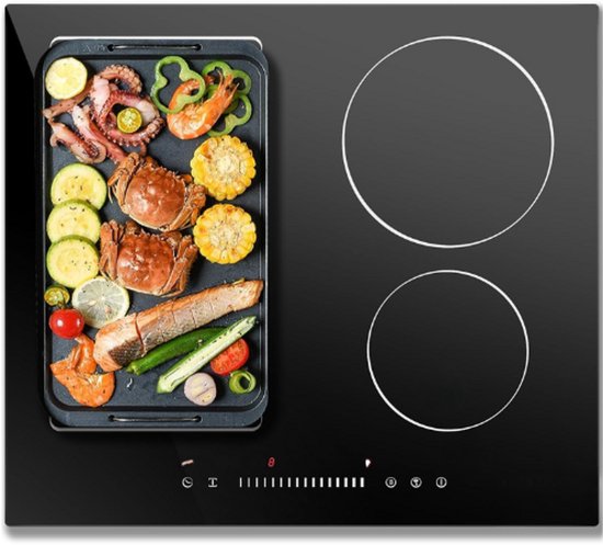 Domino inductiekookplaat – 4 pits – 3500W – flexzone