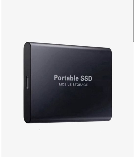 Disque dur externe SSD portable - SSD portable - 2 To de stockage - Stockage PC - Stockage externe PC ou ordinateur portable - USB 3.1 - type C - Stockage mobile SSD portable - Smart Portable - SSD externe - Disques durs externes SSD