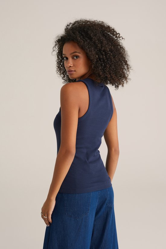 WE Fashion Débardeur femme côtelé