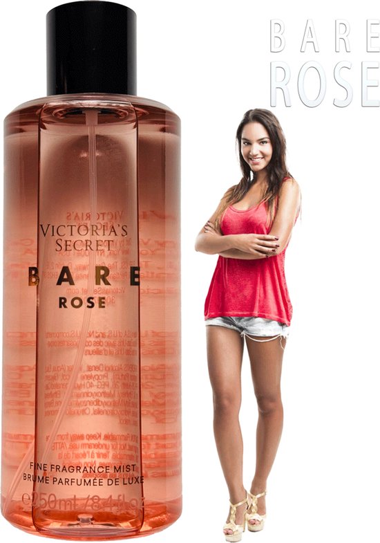 Victoria's Secret Bare Rose Fine Body Mist 250 ml Incl. VS Geschenktasje