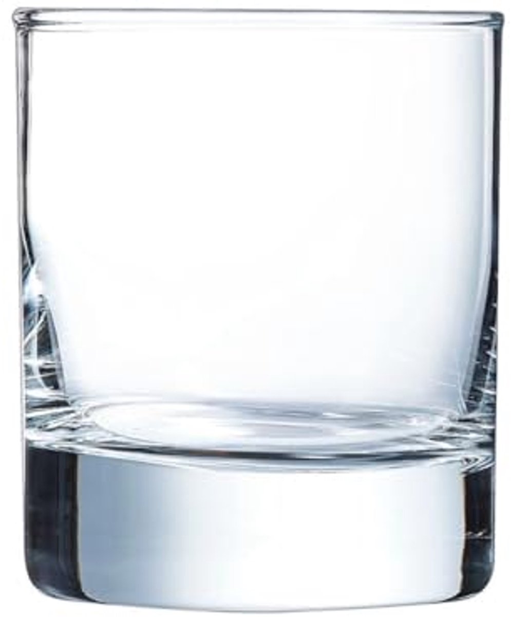 Whiskyglazen Set van 6 - 200ml Transparant, Perfect voor Cocktails en Dranken