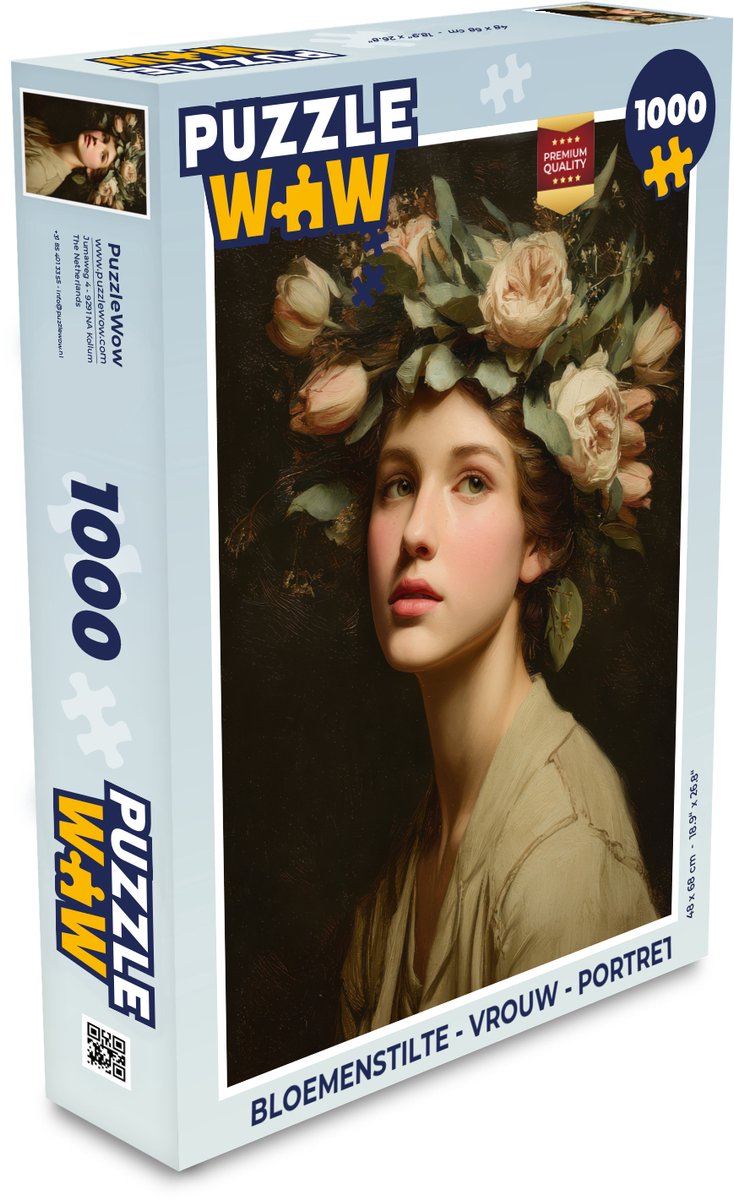 Bloemenstilte - Vrouw - Portret