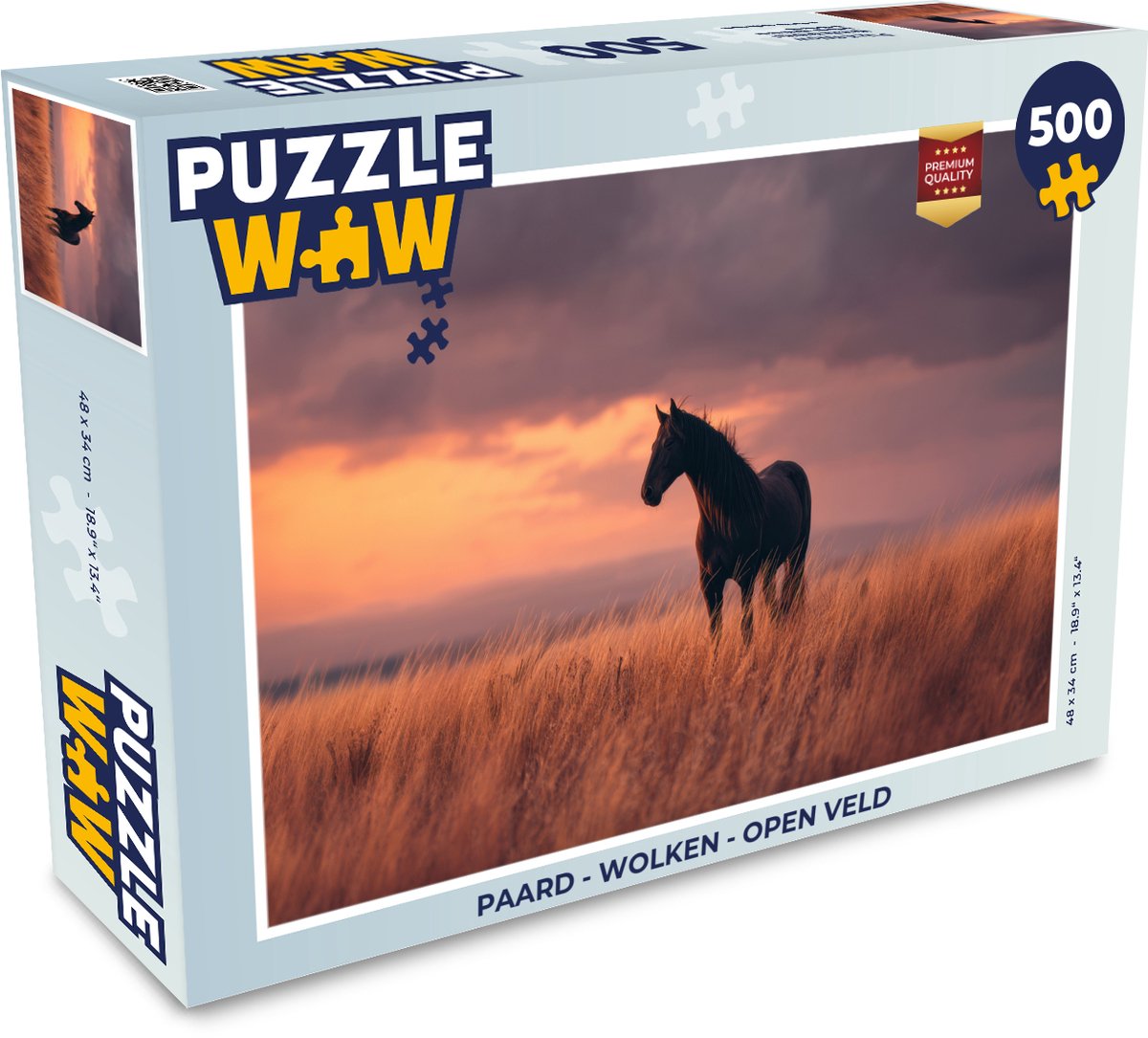 Paard - Wolken - Open veld