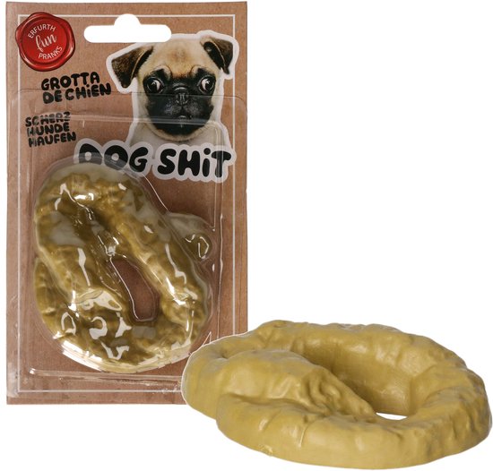 Honden nep drol/drollen poep fopartikelen 11 cm - 2x - Feestartikelen humor - Fopartikelen 1 april