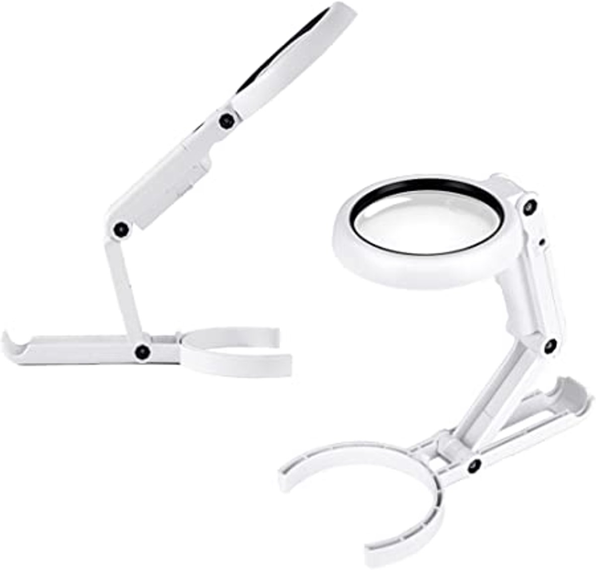 Vergrootglas met LED verlichting en standaard - 75 mm