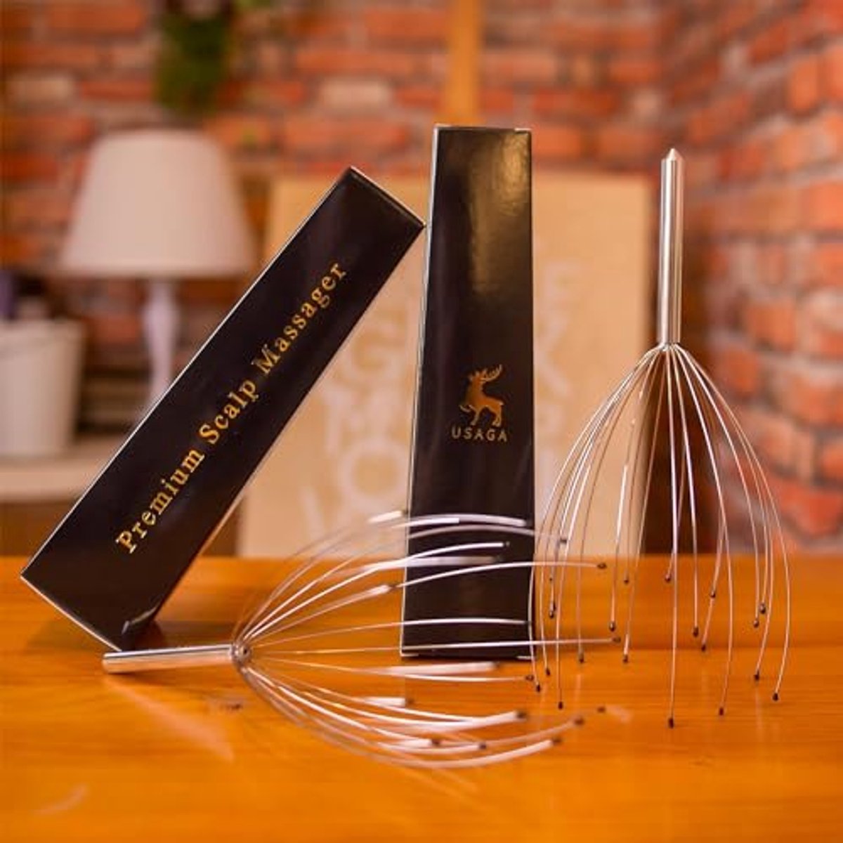 Vingers Hoofd Massager voor Ontspanning en Hoofdhuidverzorging
