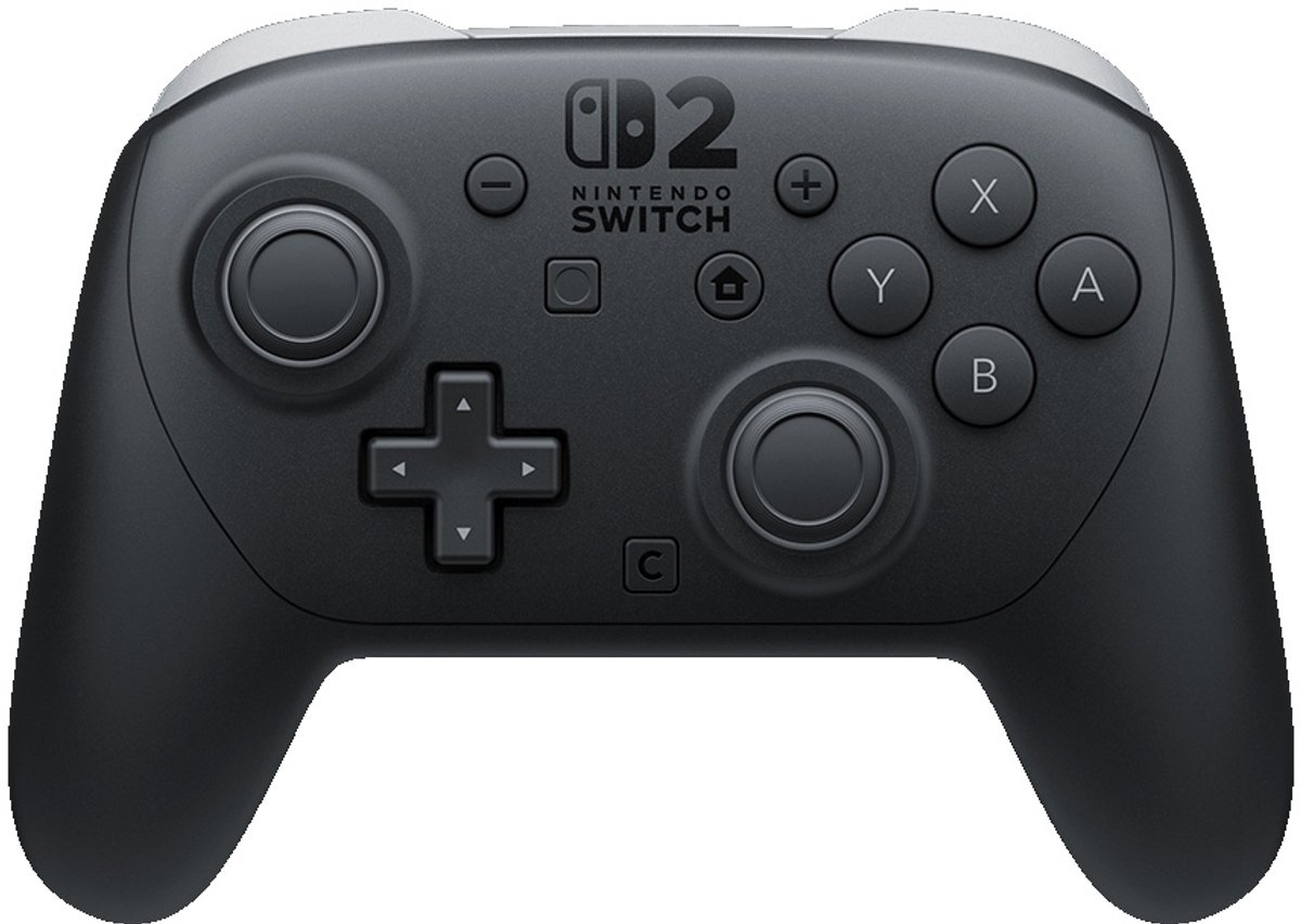 Nintendo Switch 2 Pro Controller Nintendo Zwart