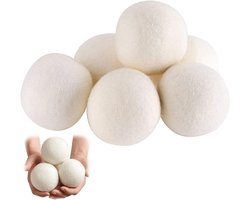 XL Droogballen - 8cm Droogballen voor Wasdroger - Natuurlijke Wol Droogballen - Herbruikbare Droogballen voor Donsjacks - Tennisballen
