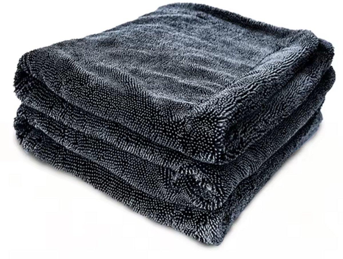 TLVX Super Grote Auto Droogdoek 60x90cm – Microvezel doek 1000GSM – Super Zacht – Zeer Absorberend – Droogt uw auto gemakkelijk en snel na het auto wassen – Streeploos resultaat – Voorkom Kalk druppels – Wasbaar