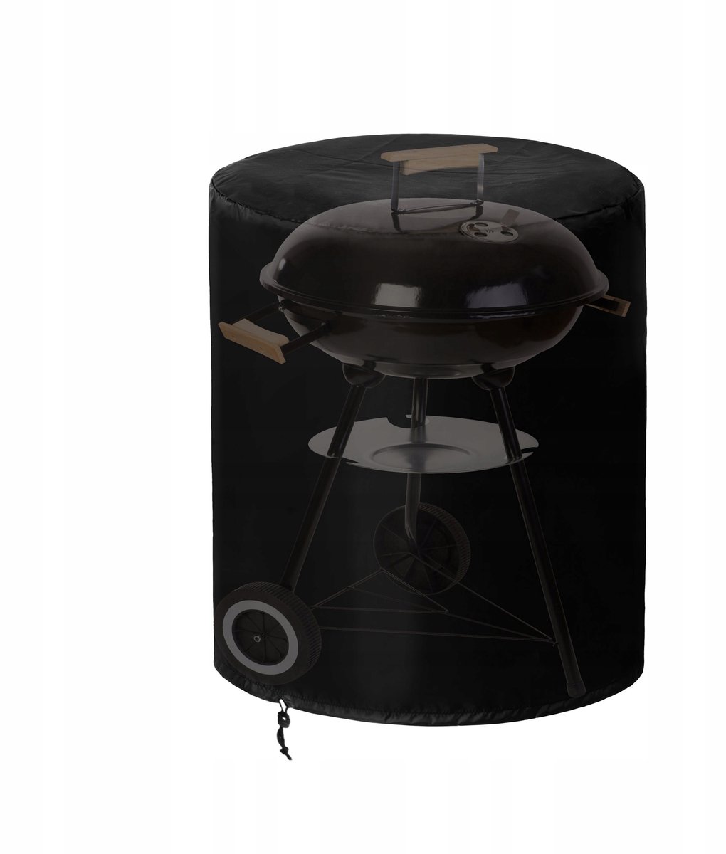Waterdichte Grillhoes Rond BBQ - Ø70cm x 80cm - Zwart