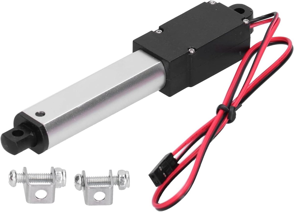 Image of 50 mm slaglineaire actuator 12V - waterdichte microbeweging voor fauteuil tafellift - massagebed elektrische bank (90N stuwkracht, 9,5 mm/s)