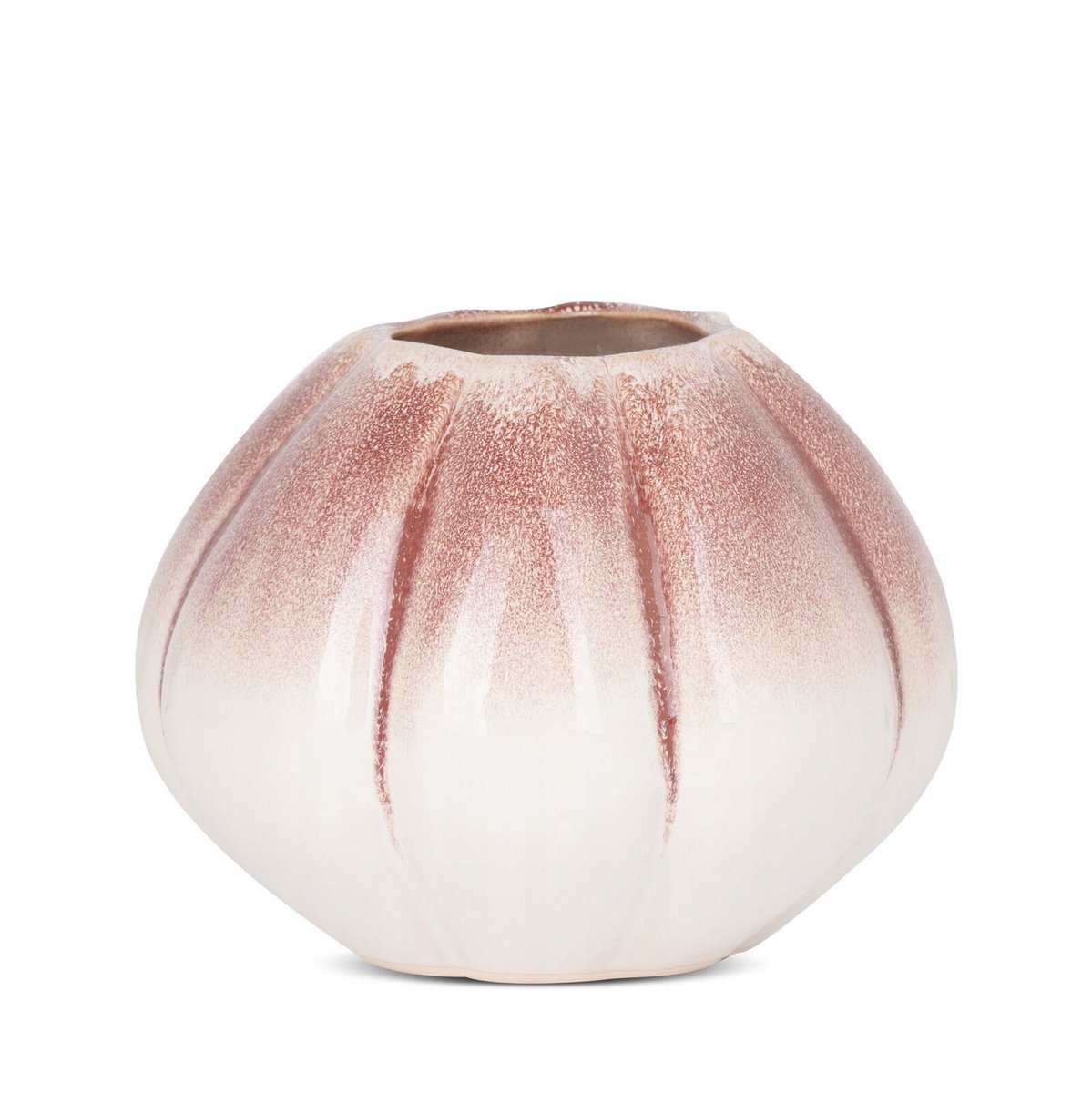 Decoratieve Vaas Evita 18x14 cm Crème Keramiek
