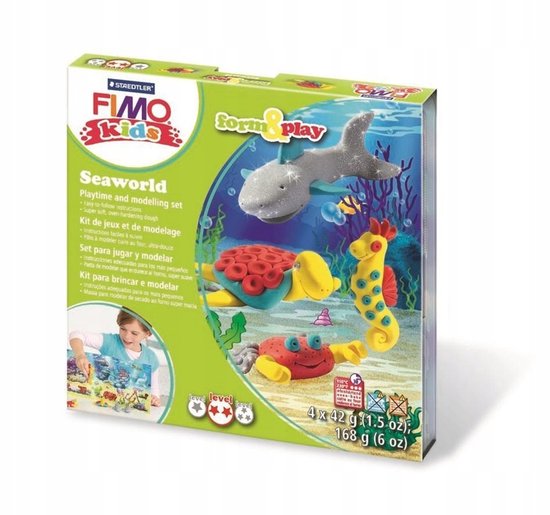 Fimo Kids Form&Play Oceaan Kleiset - 4x42g