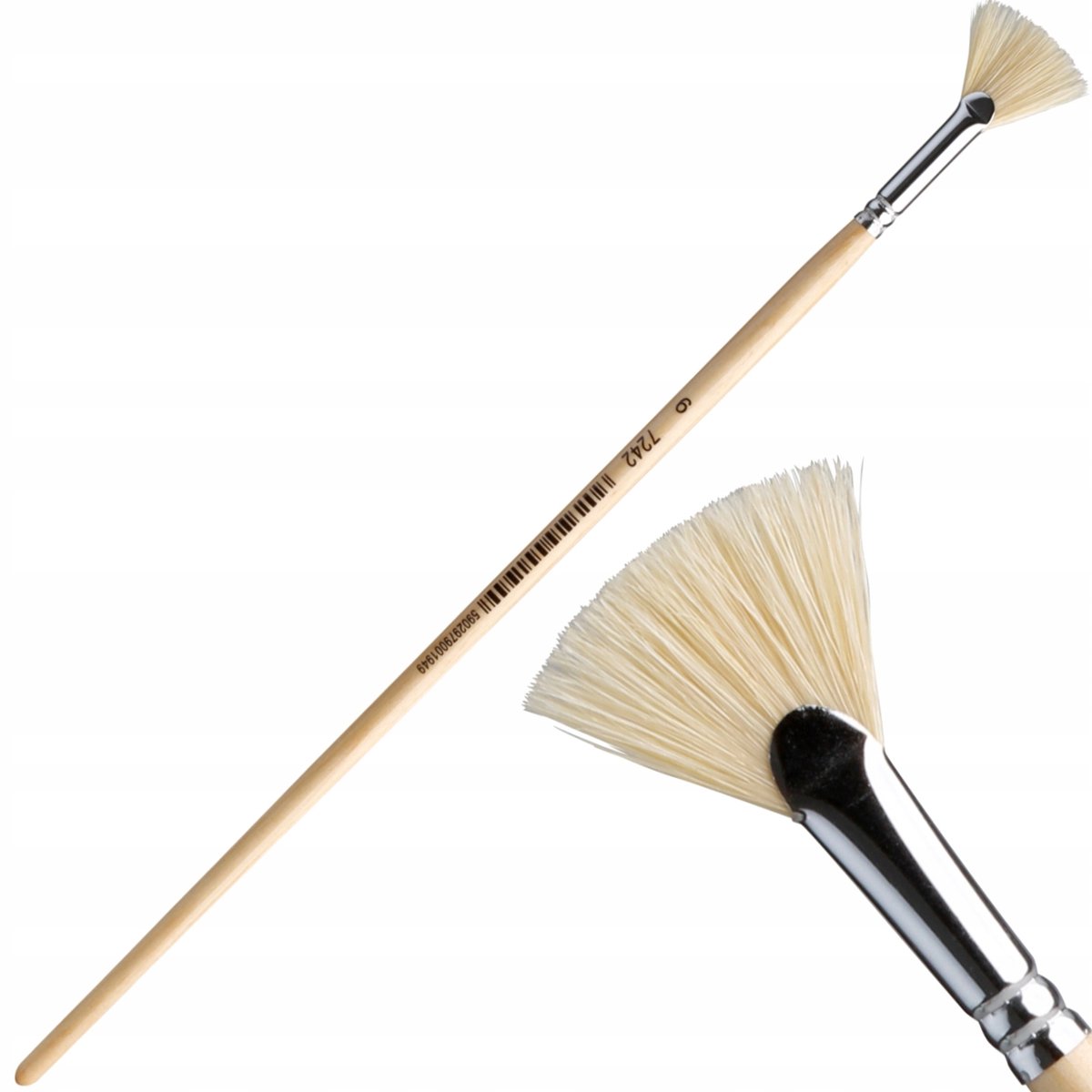 Happy Color Fan Brush No. 6 - Ideaal voor diverse verfsoorten