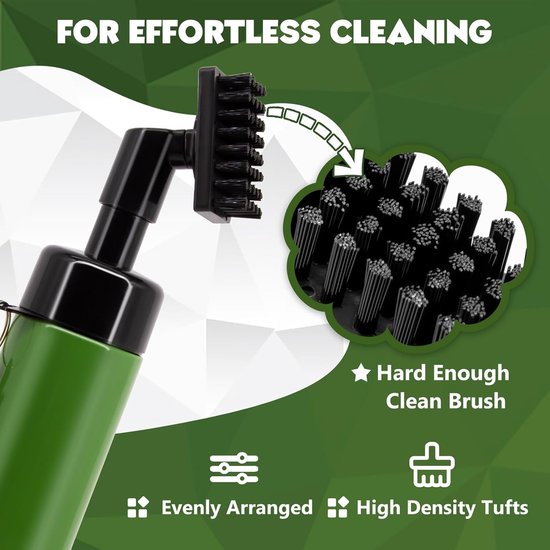 Golf Club Cleaner Borstel, Groene Golf Club Borstel Groove Cleaner Golf Club Cleaner, Professionele Golf Ball Cleaner Met Ingebouwde Water Spray Golf Accessoires van Merkloos — afbeelding 2