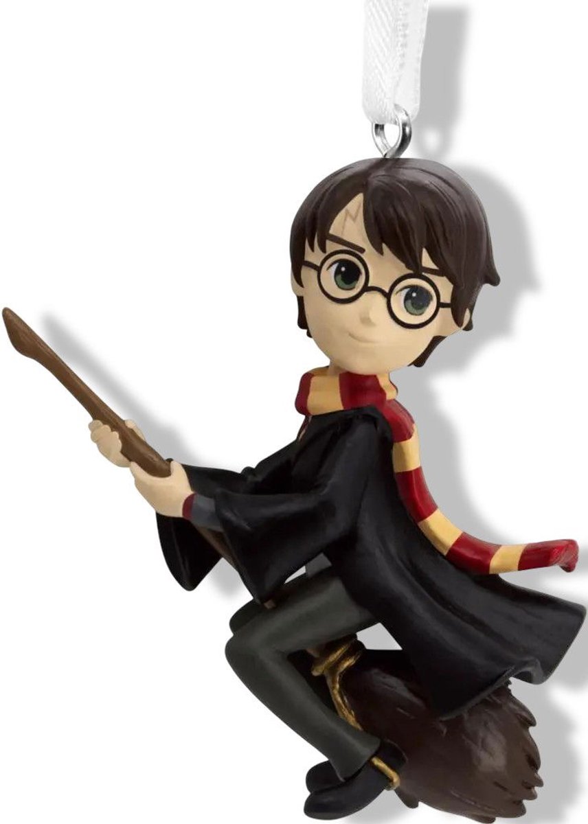 Hallmark Ornament l93 fc harry riding broom onbekend