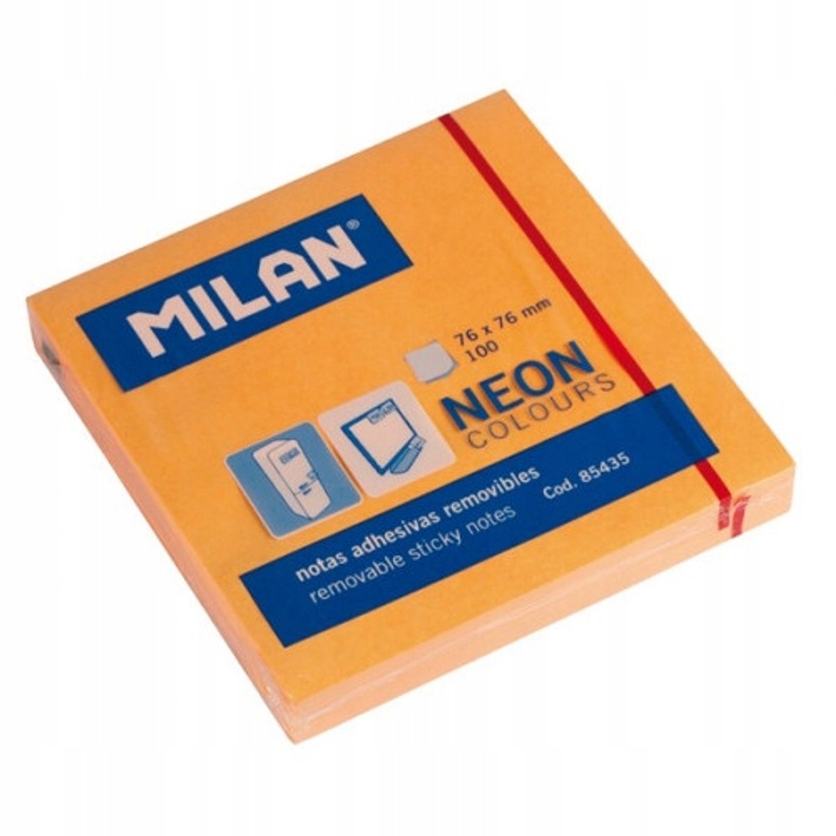 Oranje Post-it Notities 76x76mm - 100 Vel