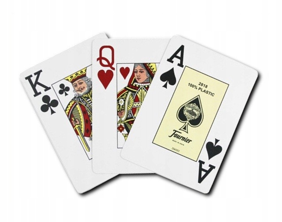 Fournier Speelkaarten Jumbo Index 100% Plastic Poker