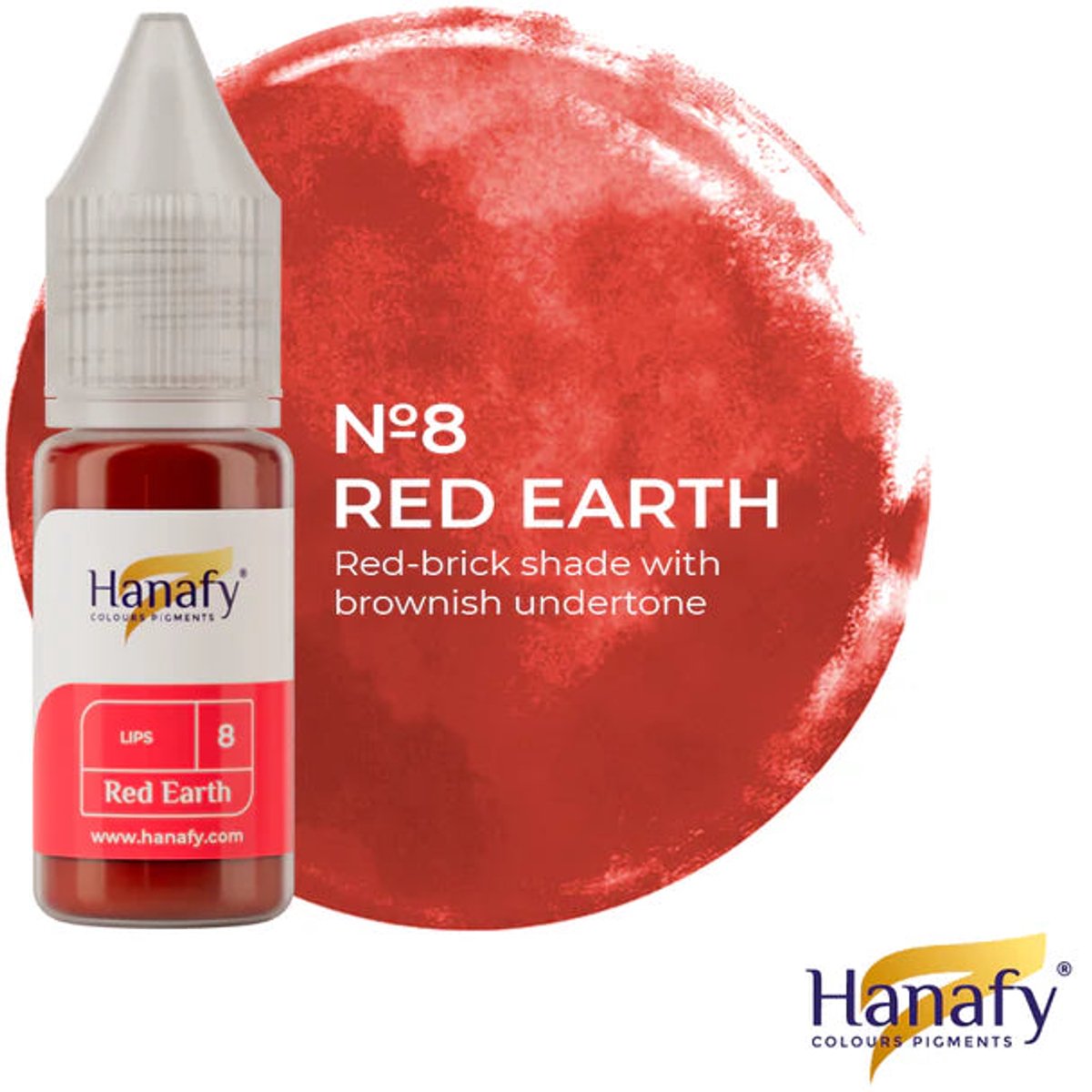 Hanafy Lip Pigment No.8 – Red Earth