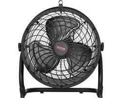 VEVOR 14-inch Vloerventilator, 3 Snelheden, 360° Verstelbare Kanteling, Industriële Ventilator met…