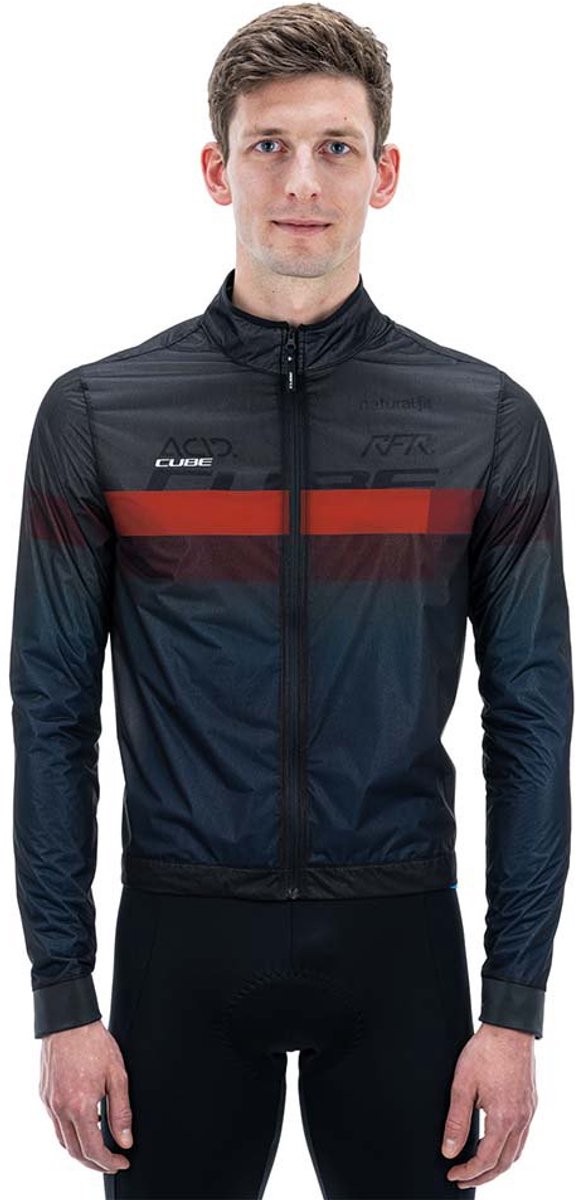 Cube Teamline Jas Zwart XS Man