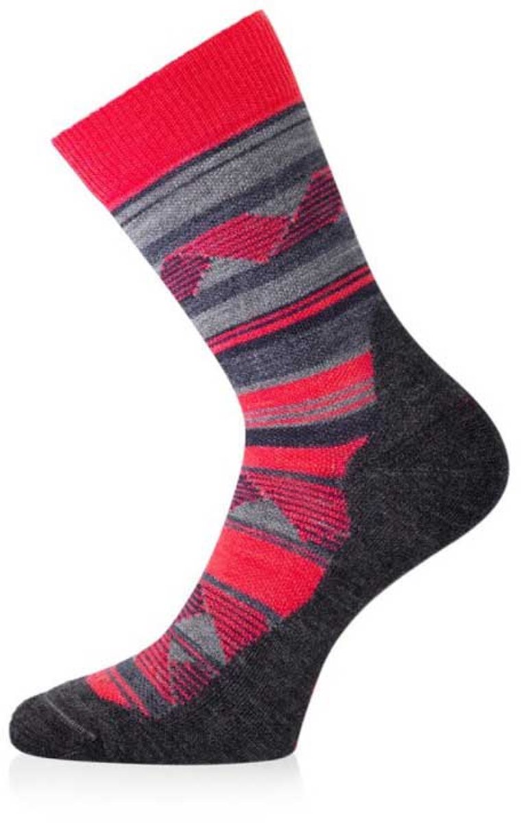 Lasting Wli 388 Lange Sokken Veelkleurig Rood