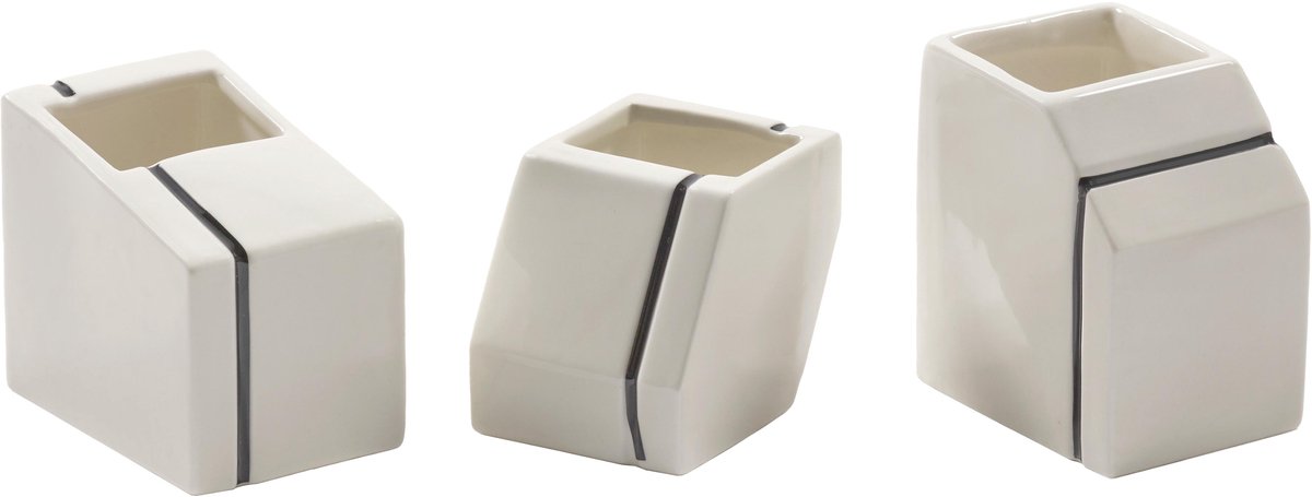 Serax Silos Mini Vaas Set Van 3 White