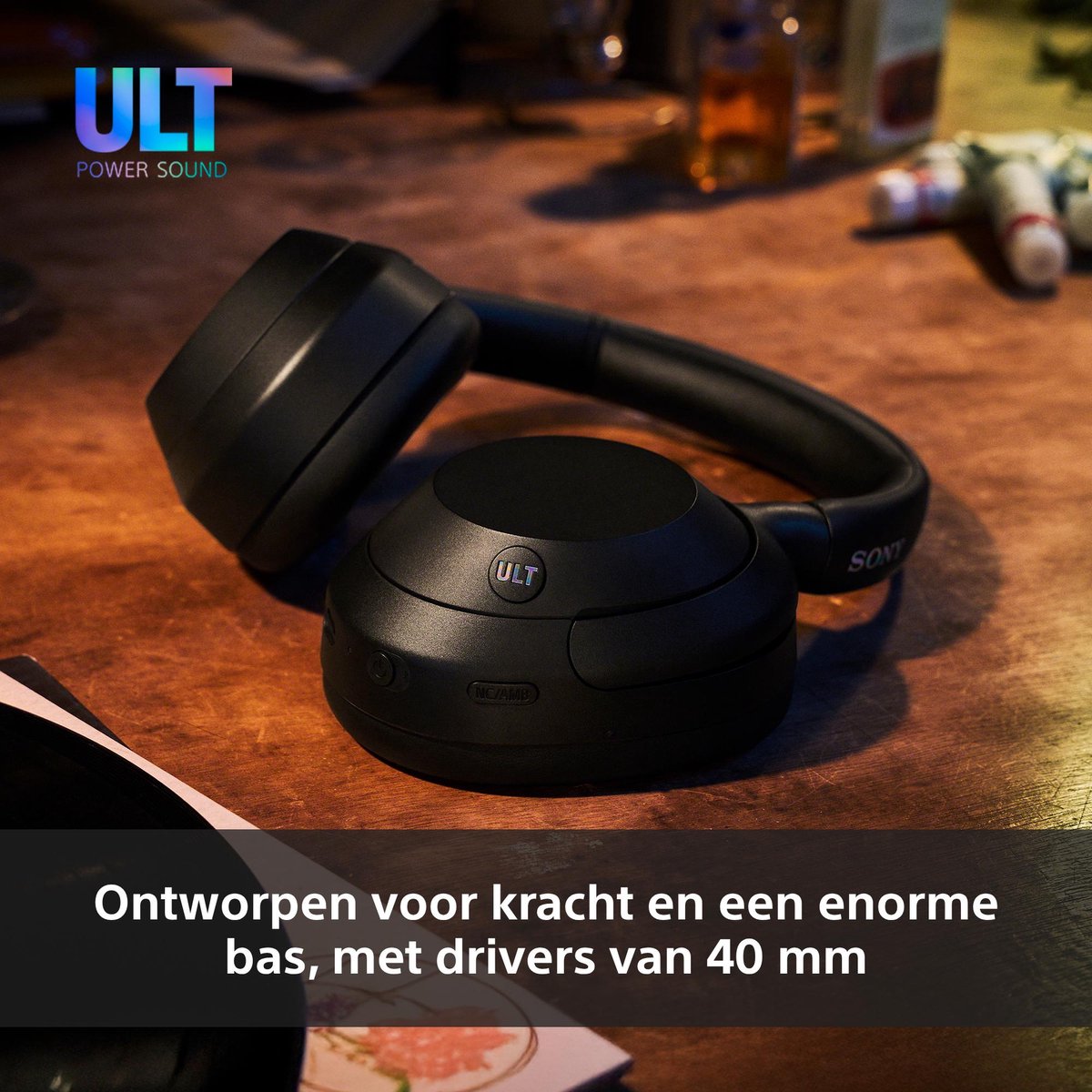 Sony ULT Wear - Draadloze Noise Cancelling koptelefoon met ULT Power Sound - Forest Gray — afbeelding 6