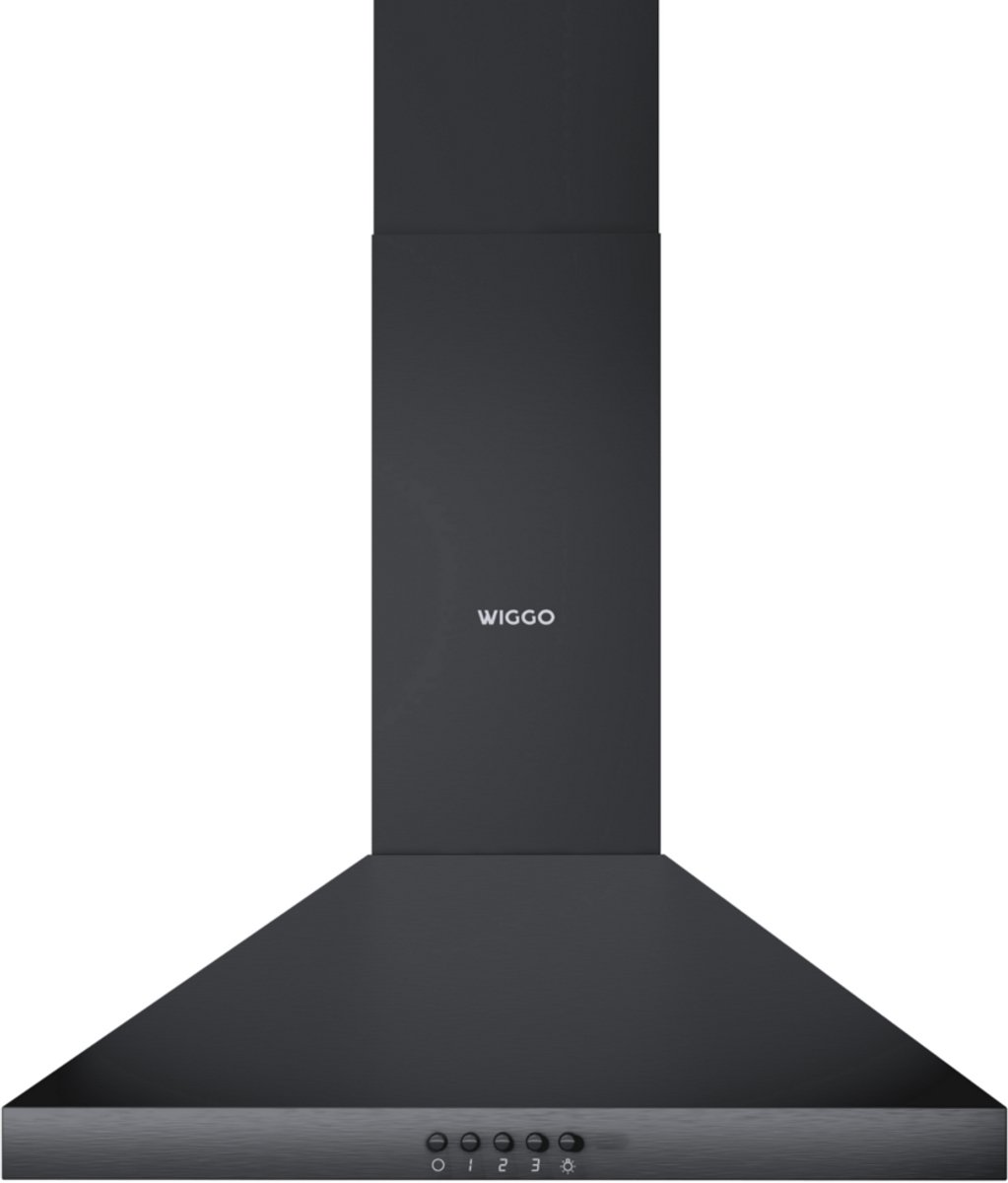 Wiggo WE-A530P(B) - Wandschouw Afzuigkap - 50cm - Zwart