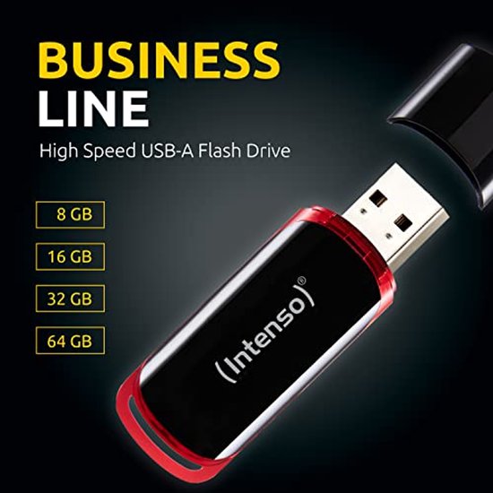 USB Flash Drive 16 GB - USB 2.0 - Zwart/Rood | bol