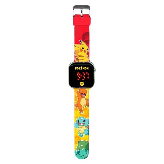Montre numérique LED Pokémon – Pikachu, Salamèche, Carapuce – Accutime